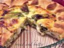 Torta salata alle zucchine, fiori di zucca e scamorza!