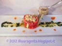 Maki di carpaccio con tagliatelle al burro di tartufo