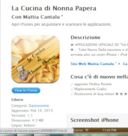 Applicazione per smartphone - "La cucina di nonna papera"