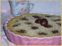 Crostata di ricotta, cioccolato e castagne