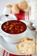 Fagioli occhio nero, al pomodoro! Nella Staub
