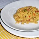 Paella Valenciana con pesce e verdure