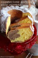 Ciambellone soffice con ricotta e cacao