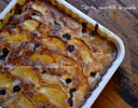 Torta mirtilli e mele- Blueberry and apple cake