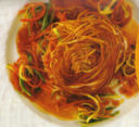 Nidi di tagliolini fritti.