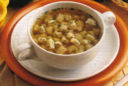 Gnocchi in brodo.