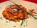 Totani con fagioli all'uccelletto
