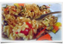 Insalata di riso con verdure grigliate