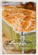 Lasagne di farina integrale di Kamut con crema di zucca e mozzarella