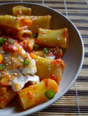 paccheri al ragù di pesce