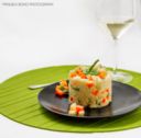 Tortino di cous cous con verdure