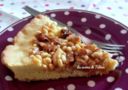 Crostata alle noci e riso soffiato