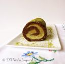 Rotolo di cioccolato e pistacchi senza cottura