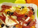 Insalata di finocchio, arancia e bresaola