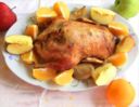 Anatra al forno farcita con mele e arance - Ricette di Natale