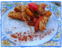 Straccetti di pollo con peperoni alla paprika