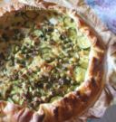 Torta salata con Zucchine e Piselli