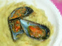 Farfalle, cozze e pesto