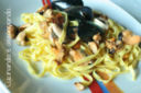 Tagliatelline con funghi e cozze