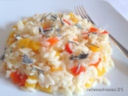 Risotto zucca mantovana e peperoni aromatizzata alla salvia