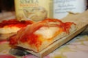 Pizza con semi di girasole