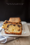 Pound loaf cake al latticello con gocce di cioccolato