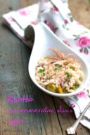Risotto con moscardini, olive e capperi......è il mare che decide