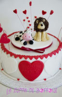 Quando c'è l'amore...torta anniversario Gabriella e Enrico