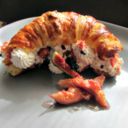 Croissant, chantilly di culatello, fichi e more al balsamico solo per l' Mtc n° 50