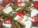 Fagliolini con feta e aceto balsamico