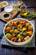 Ratatouille al forno e una buona notizia _ Oven baked ratatouille and good news