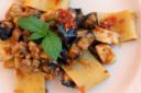Calamarata pesce spada, melanzane e menta