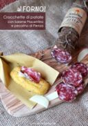 Crocchette di patate al forno con Salame Piacentino DOP e pecorino di Pienza