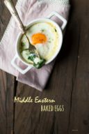 Middle Eastern baked eggs