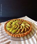 Crostata con fichi e pistacchi