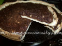 Crostata con philadelphia , cacao , nocciole e crema extra fondente