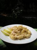 FusilORO con Pere, Gorgonzola e Pistacchi di Bronte