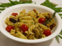 Fusilli con porcini e pomodorini