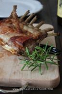 Carré di agnello con castagne e mele, l'autunno che piace a me