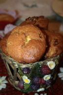 Muffin al cioccolato bianco e burro di arachidi