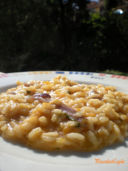 Risotto Zucca gialla e cipolle rosse di Tropea