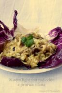 Risotto light con radicchio e provola silana