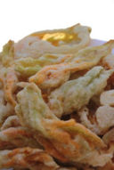 Le frittelle di fiori di zucca