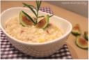 Risotto con i fichi, prosciutto crudo e franciacorta