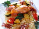 Couscous con Calamaretti di penna e Zucchine