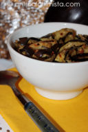 Melanzane Grigliate con Olive Verdi e Pomodorini