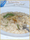 Risotto con crema di finocchi