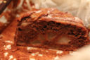 Torta al cioccolato e pere