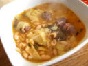 zuppa maltagliati fagioli e salsiccia