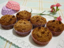 Muffin allo yogurt, cacao e amaretti